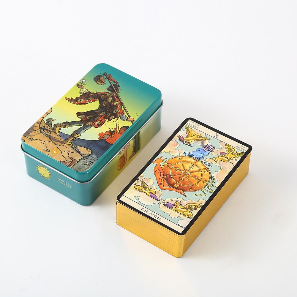 缶の中の新しいビジョンタロット,10x6 cm - Tarot Deck With Guidebook のレビューと価格