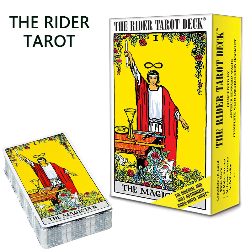 本格的なライダーウェイト・タロットデッキ、初心者と上級者向け - Tarot Deck With Guidebook のレビューと価格