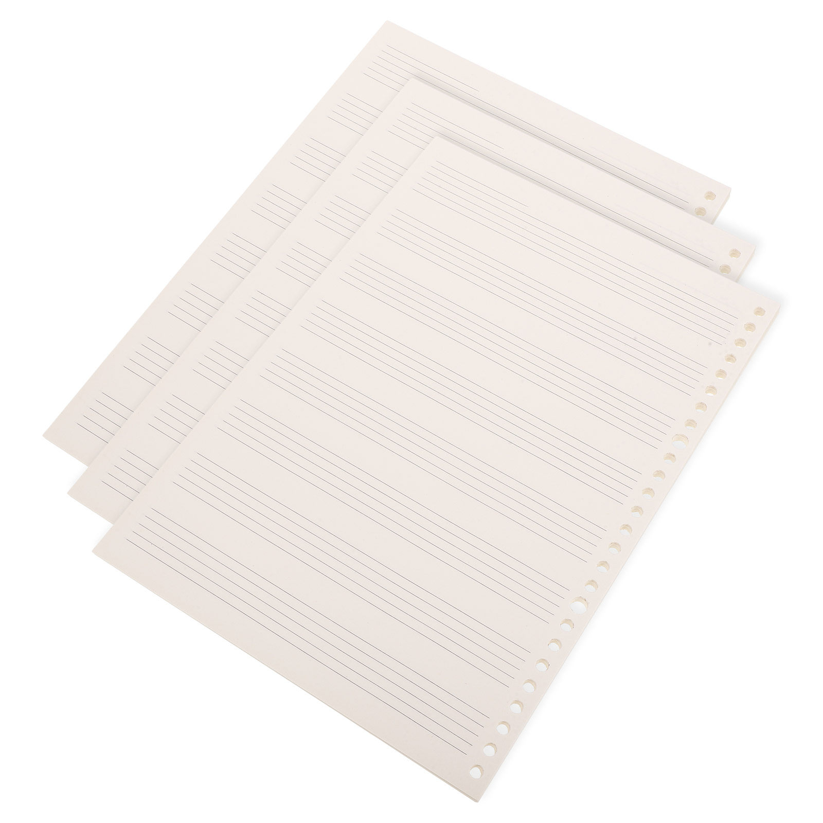 3冊セットのコンパクトで取り外し可能な楽譜ノート。ギター、ピ - Blank Sheet Music Notebook のレビューと価格
