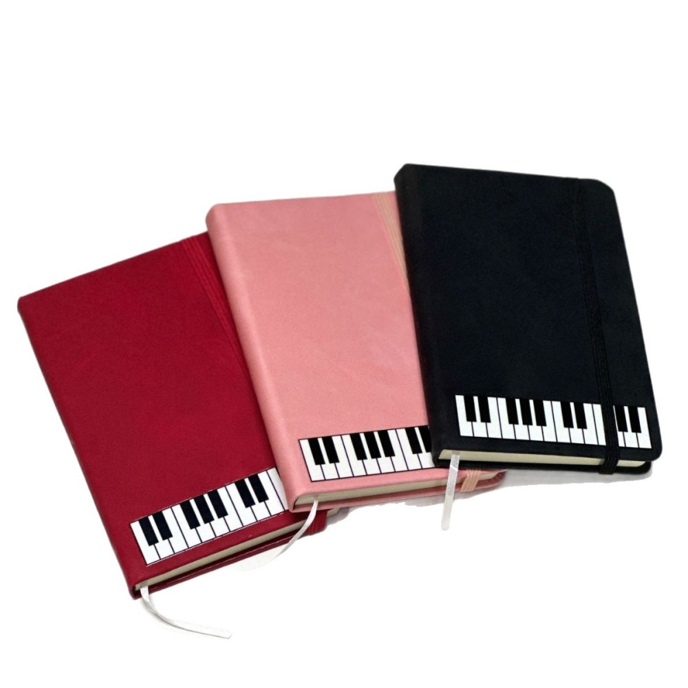 音楽テーマノート ピアノスタイルジャーナル 文房具 日記帳  - Blank Sheet Music Notebook のレビューと価格