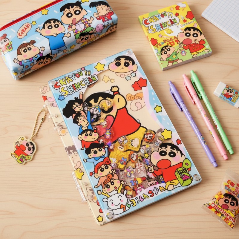 アクリルシェイクブック A5 A7 ラスルクレヨンしんちゃん - Stationery Books のレビューと価格
